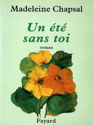 cover image of Un été sans toi